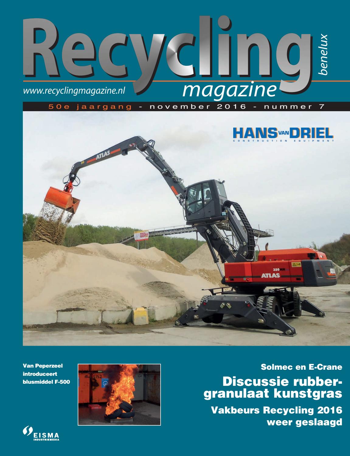 Recycling Magazine Benelux november 2016 • Vakblad Recycling Magazine